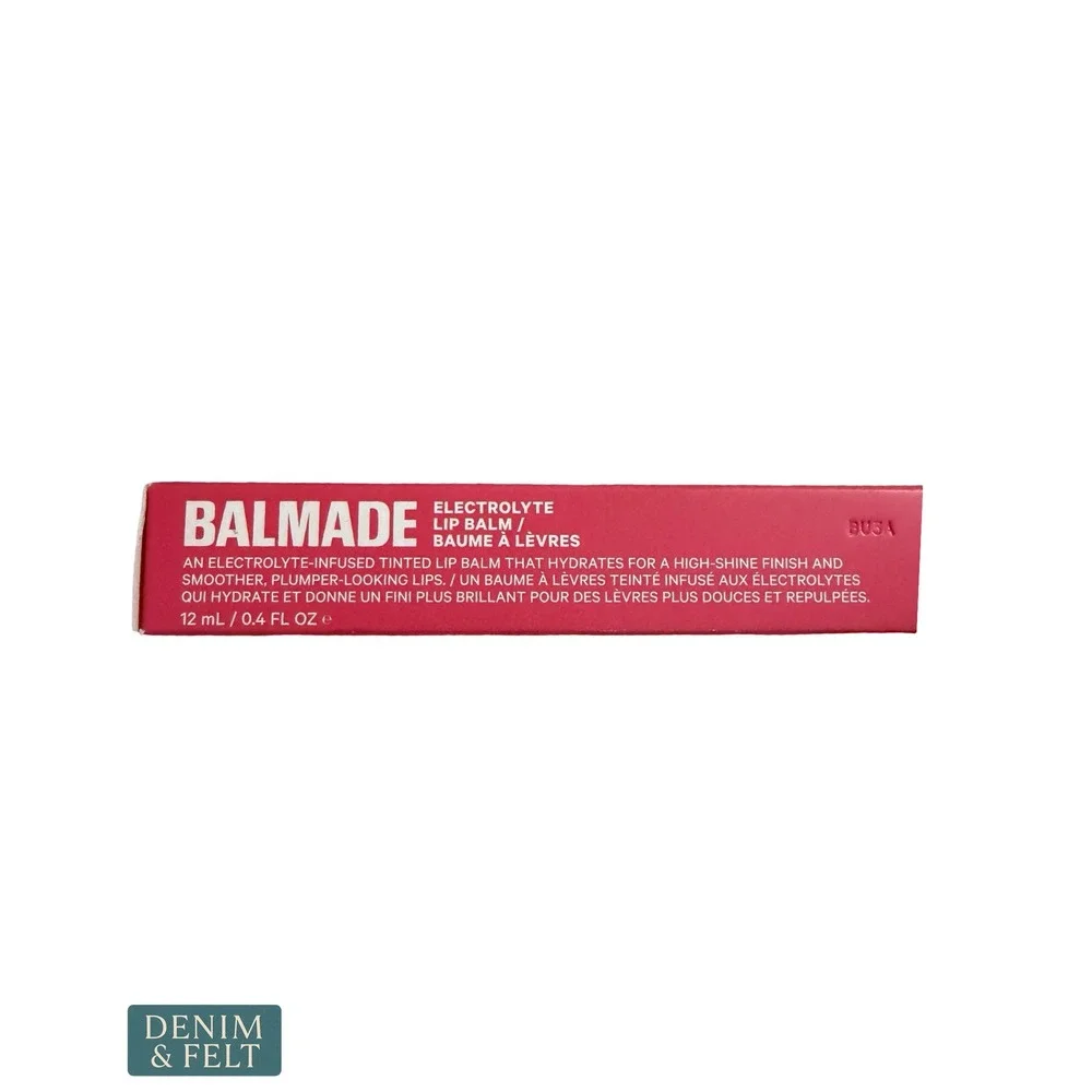NEW Milk Makeup Balmade Lip Balm Refresher Bright Pink Raspberry Rave High Shine